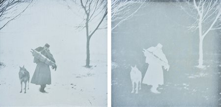 Eva Schlegel (* Hall in Tirol 1960), Cacciatore;Fotoincisione su vetro, di...