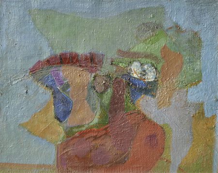 Gerald Kurdoglu Nitsche (* Wien/Vienna 1941), Senza titolo, 1965 ca.;Olio su...