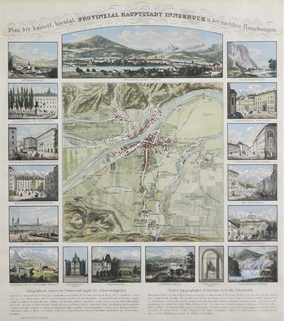Johann Groß , Plan der kaiserl. koenigl. Provinzial Hauptstadt...