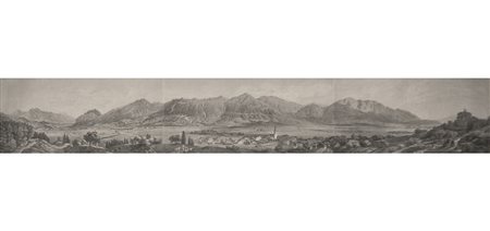 Basilio Armani (Riva del Garda 1817 – Malè 1899), Panorama di...