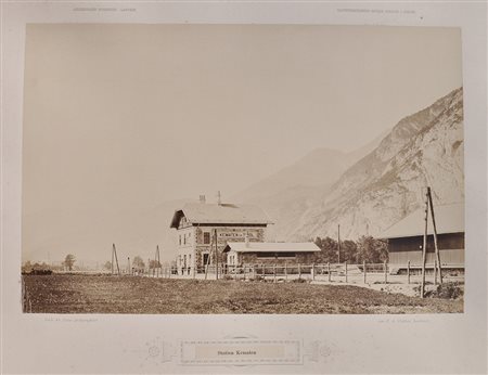 Carl Alexander Czichna , Arlbergbahn. Innsbruck-St. Anton: Station Kematen,...
