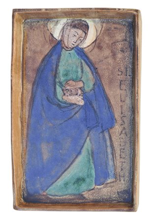 Maria Delago (St. Leonhard 1902 – Brixen/ 1979), Santa Elisabetta,...