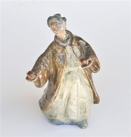 Maria Delago (St. Leonhard 1902 – Brixen/ 1979), Mongola;Ceramica smaltata,...