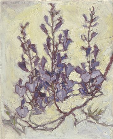 Edith Lutz-Romani (Kufstein 1894 – Tramin/Termeno 1983), Glicine, 1948;Olio...