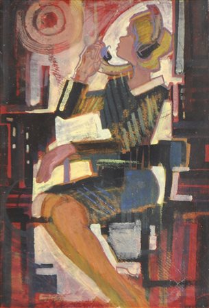 Ernesto Piccardo (* Genua/Genova 1927), Montagne;Acrilico u tela su...