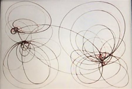 Crippa Roberto tecnica mista su carta 35x50 senza titolo autentica Crippa