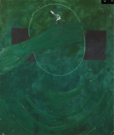 Dessi Gianni olio su tela 160x130 senza titolo provenienza Galleria Soave