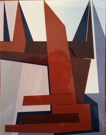 Nativi Gaultiero acrilico su tela 91,5x71,5 Dramatis persona 1980 autentica...