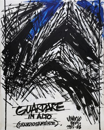 Berti Vinicio olio su tela 70x100 senza titolo 1986