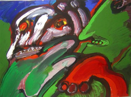 Lindstrom Begt olio su tela 50x60 senza titolo autentica dell' artista su foto