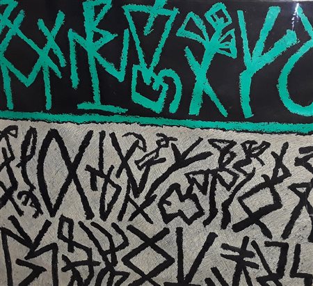 Licata Ricardo olio su tela 50x70 senza titolo autentica Licata