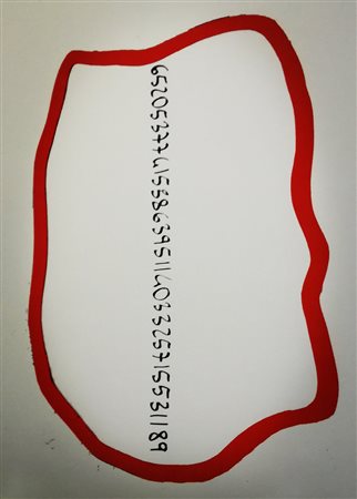 Pistoletto Michelangelo specchio 50x70 senza titolo autentica dell'artista su...