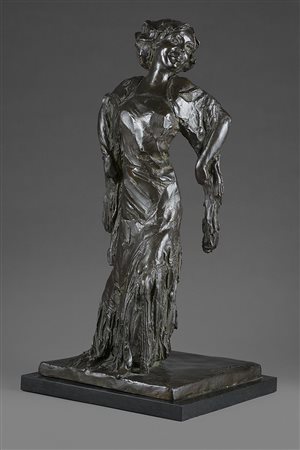 Libero Andreotti (Pescia 1875 - Firenze 1933)"Lo scialle" 1908scultura in...