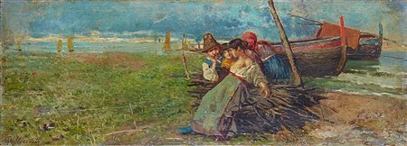 Tito Pellicciotti (Barisciano 1872 - L'Aquila 1943)"Idillio del...