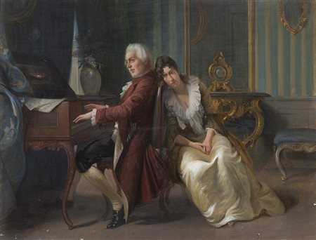 August Hermann Knoop (Düsseldorf 1856 - Monaco di Baviera 1919)"Mozart und...