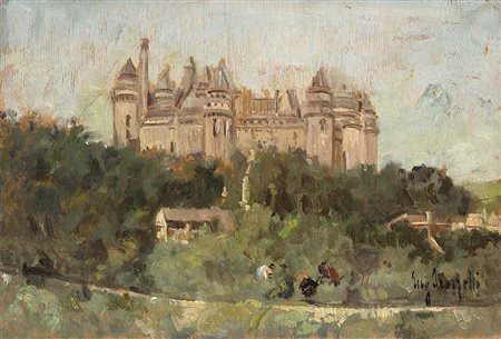 Eugenio Scorzelli (Buenos Aires 1890 - Napoli 1960)"Castello di...