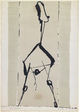 MARINI MARINO (1901 - 1980) Senza titolo. Litografia. Cm 21,50 x 31,00....