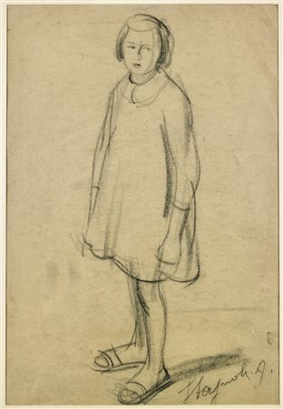 STAGNOLI ANTONIO (1922 - 2015) Senza titolo. Matita su carta. Cm 30,00 x...