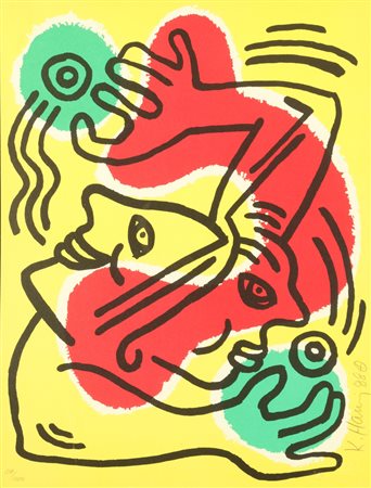 HARING KEITH (1958 - 1990) International Volunteer Day, 1988. 1988....