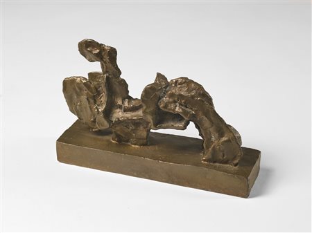 WACH RUDI (n. 1934) Senza titolo. 1968. Bronzo. Cm 22,00 x 15,00 x 6,50. 5/5....