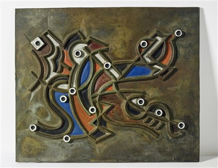 MASTROIANNI UMBERTO (1910 - 1998) Senza titolo. Scultura in bronzo. Cm 60,00...