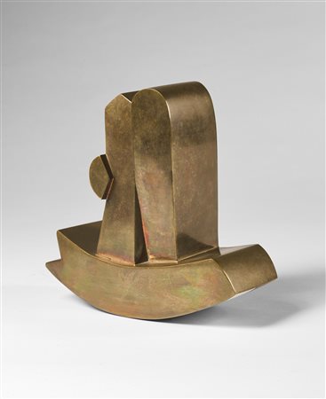 GILIOLI EMILE (1911 - 1977) Senza titolo. Bronzo. Cm 25,00 x 24,50 x 10,00....