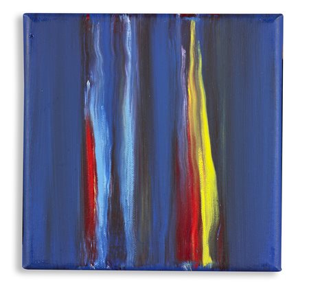 FINZI ENNIO (n. 1931) Il verso del colore. 2013. Acrilico su tela. Cm 20,00 x...