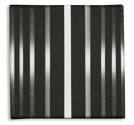 FINZI ENNIO (n. 1931) Luce - Vibrante. Acrilico su tela. Cm 20,00 x 20,00. Al...