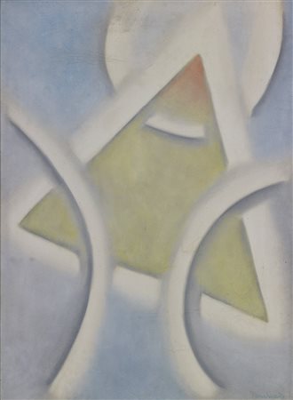 TOMSHINSKY STANLEY (1935 - 2004) Senza titolo. 1978. Tecnica mista su tela....