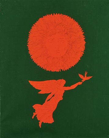 DE FILIPPI FERNANDO (n. 1940) La forma degli occhi. 2001. Tecnica mista su...