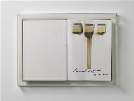 AUBERTIN BERNARD (1934 - 2015) Dessin de feu. 2010. Fiammiferi bruciati su...