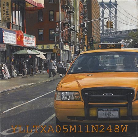 BUSO CLAUDIO (1955 - 2007) Etnogramma n. 65: Du Curru Mali. 2006. Olio su...