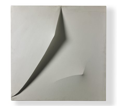 AMADIO GIUSEPPE (n. 1944) Bilta. Acrilico su tela estroflessa. Cm 67,00 x...