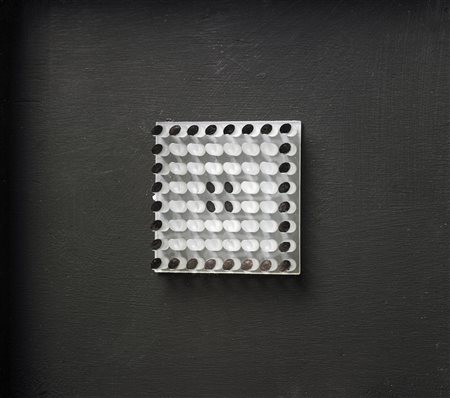 COSTALONGA FRANCO (n. 1933) Senza titolo. 1972. Tecnica mista su tavola. Cm...