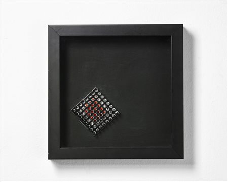 COSTALONGA FRANCO (n. 1933) Senza titolo. 1974. Tecnica mista su tavola. Cm...