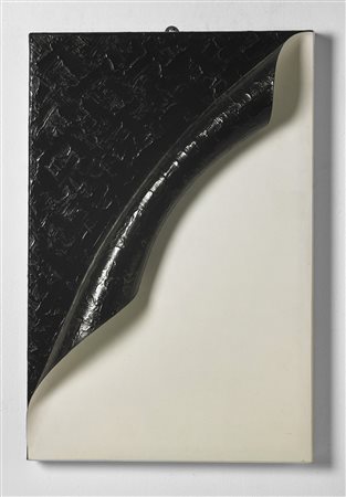 BACCARIN ANTONIO (n. 1954) Senza titolo. 2005. Tecnica mista su tela. Cm...