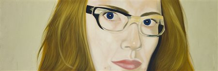 CASTELLI ALBERTO (n. 1970) Betty's eyes #1. Olio su tavola. Cm 90,00 x 30,00....