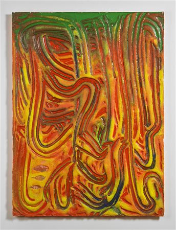 NUCARA RENZO (n. 1955) Natura ritrovata. . 2003. Resine, pigmenti, oggetti....