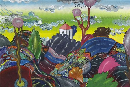 ALINARI LUCA (n. 1943) Senza titolo. . 1996. Acrilico su tela. Cm 60,00 x...