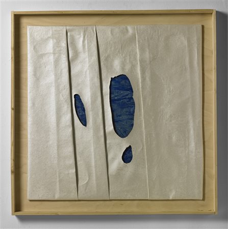 PAOLINO ANTONIO Notte stellata. Tecnica mista su tela su tavola. Cm 72,50 x...