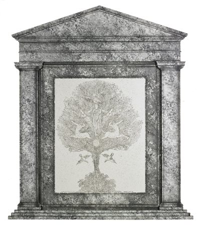 DE FILIPPI FERNANDO (n. 1940) La magia. 1986. Tecnica mista su tela. Cm...