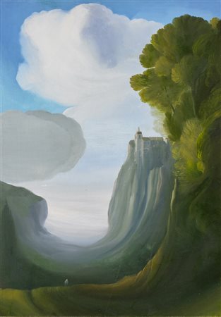 BARTOLINI UBALDO (n. 1944) Sere particolarmente. 2002. Olio su tela . Cm...