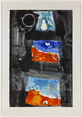 SCHIFANO MARIO (1934 - 1998) Terminale. 1996. Smalti su tela. Cm 100,00 x...