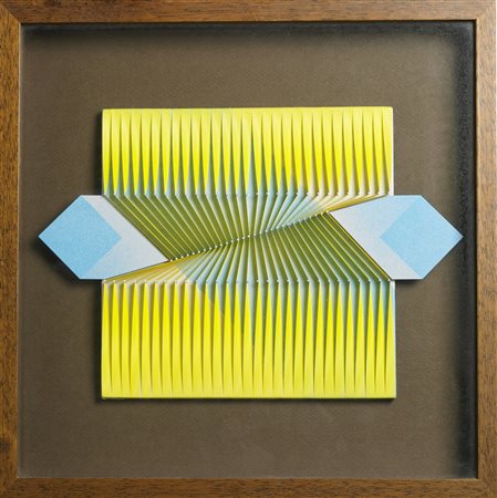 BIASI ALBERTO (n. 1937) Fuori parentesi. Tecnica mista su tavola. Cm 29,00 x...