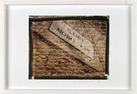 GALIMBERTI MAURIZIO (n. 1956) Moro Lin. Pigmenti su cartoncino. Cm 37,50 x...