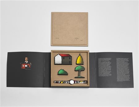 STEFANONI TINO (n. 1937) Paesaggio. 2007. Multiplo. Cm 26,50 x 26,50 x 4,00....