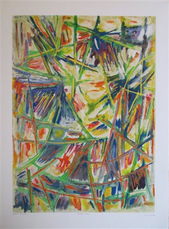 Antonio Corpora, Alba Prova di autore, 80cm x 60cm. Firmato fronte opera