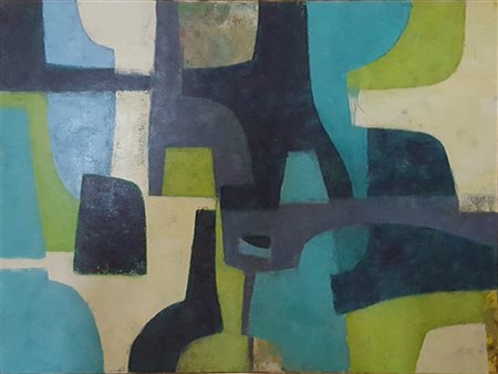 Roberto Miniati, Senza titolo 2012 Acrilico su tela, 60cm x 80cm. Autentica...