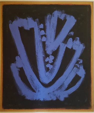 Salvatore Emblema, Senza titolo 1986 Terre colorate su tela di juta, 140cm x...