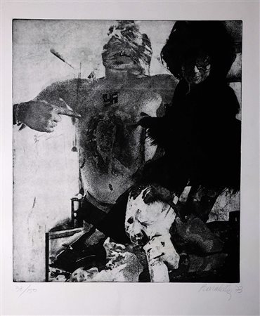 Paolo Baratella, Vita morte e miracolo di Joe Ditale 1973 Acquaforte...